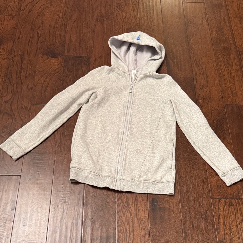 Ivivva Girls' Sea to Sky Hoodie - Light Gray - Picture 2 of 5